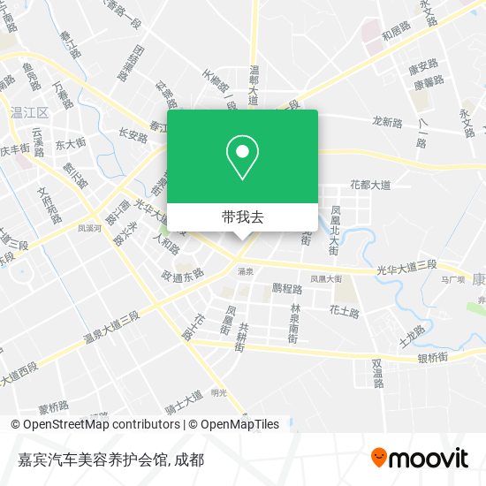 嘉宾汽车美容养护会馆地图