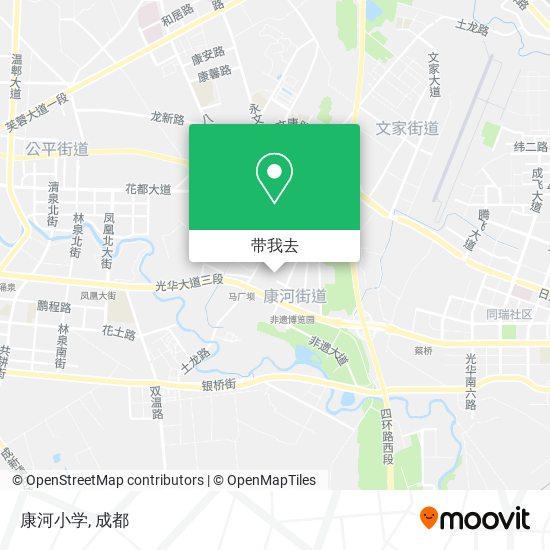 康河小学地图