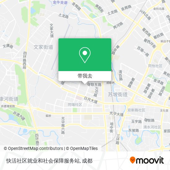 快活社区就业和社会保障服务站地图