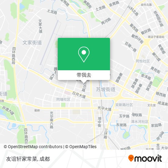 友谊轩家常菜地图