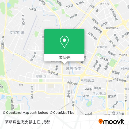茅草房生态火锅山庄地图