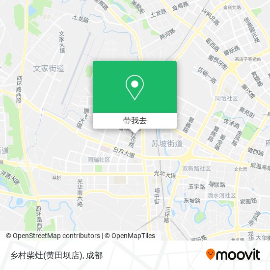 乡村柴灶(黄田坝店)地图