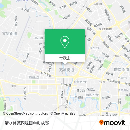 清水路苑四组团6幢地图