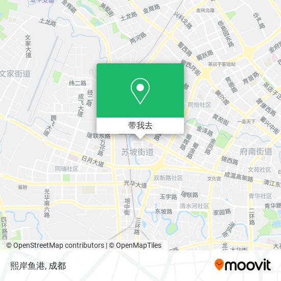 熙岸鱼港地图