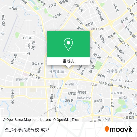 金沙小学清波分校地图