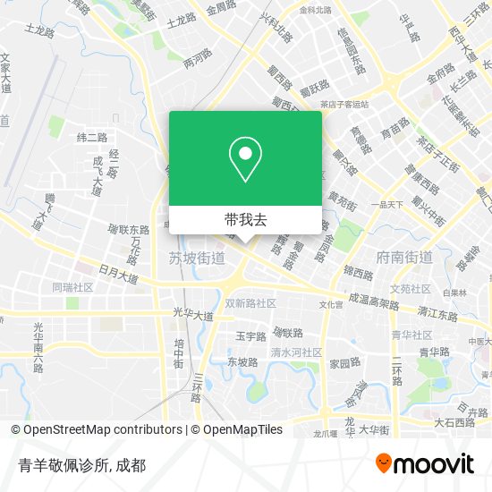 青羊敬佩诊所地图
