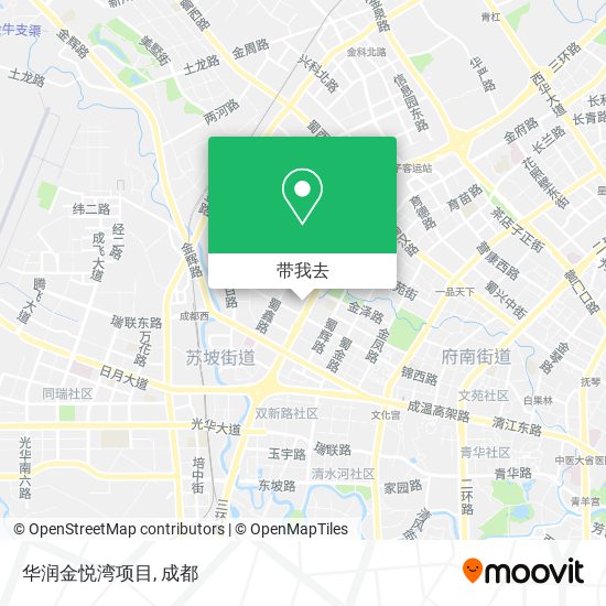 华润金悦湾项目地图