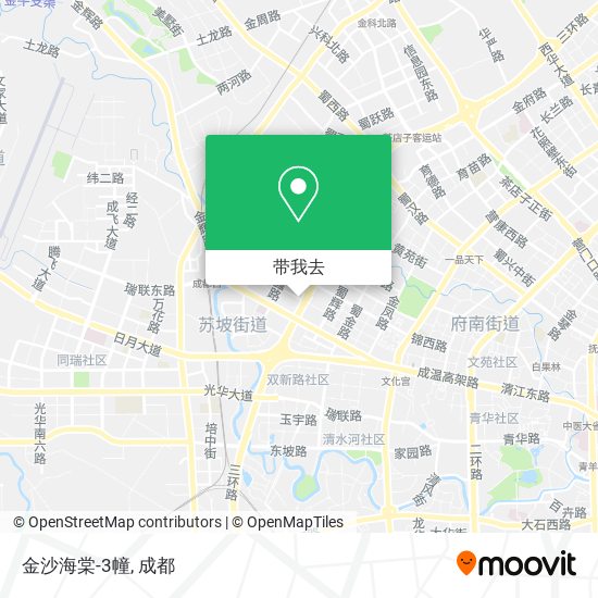 金沙海棠-3幢地图