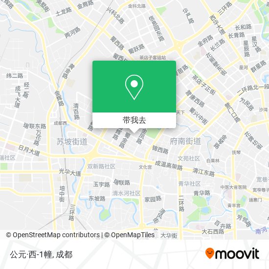公元·西-1幢地图