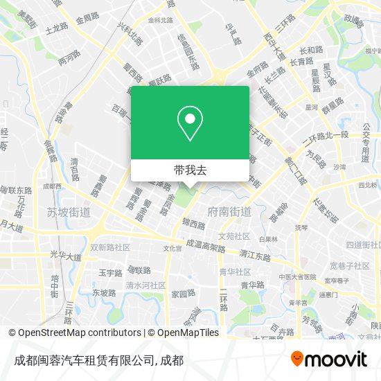 成都闽蓉汽车租赁有限公司地图