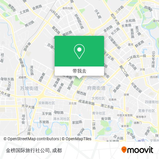 金榜国际旅行社公司地图