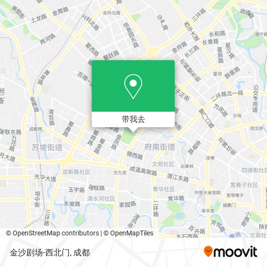 金沙剧场-西北门地图