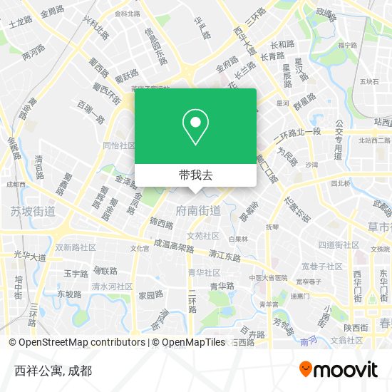 西祥公寓地图