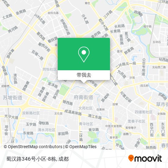 蜀汉路346号小区-8栋地图