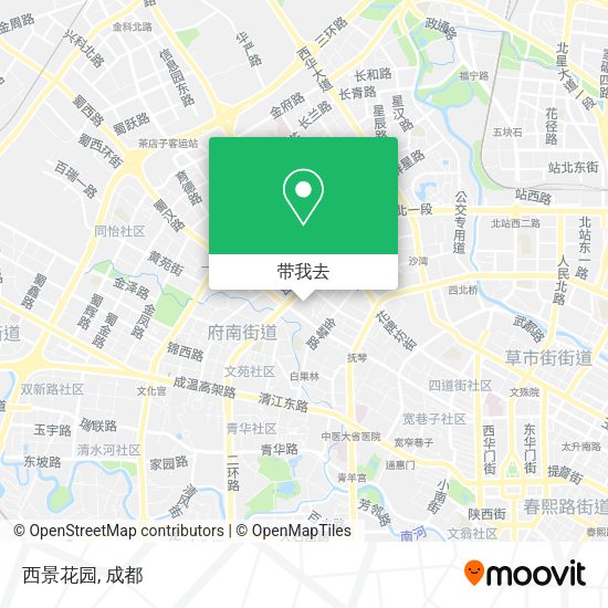 西景花园地图