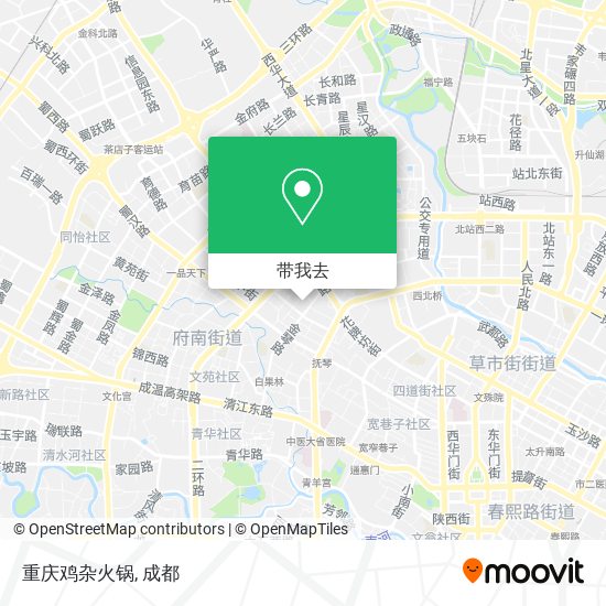 重庆鸡杂火锅地图