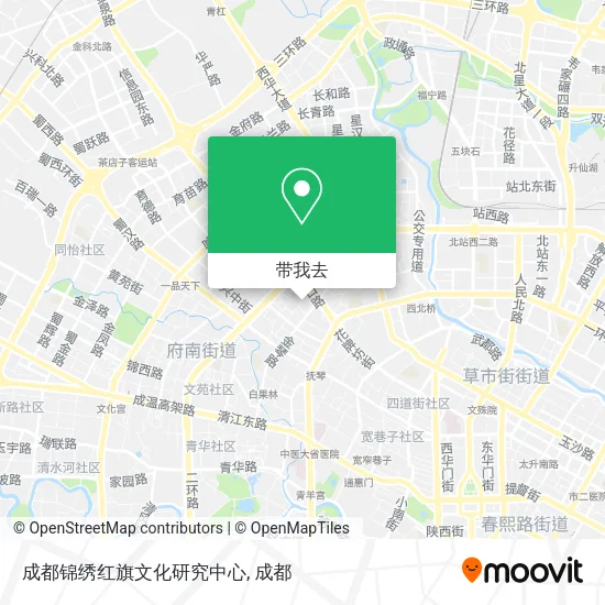 成都锦绣红旗文化研究中心地图