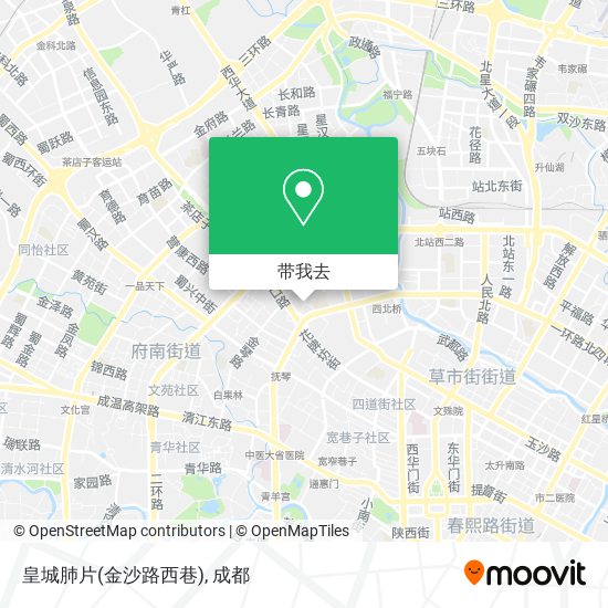 皇城肺片(金沙路西巷)地图