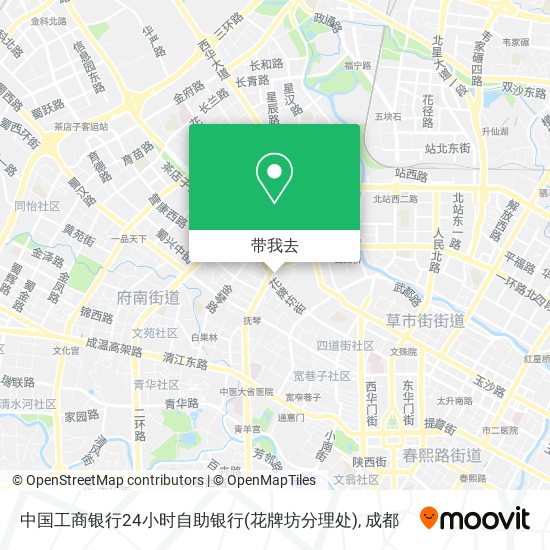 中国工商银行24小时自助银行(花牌坊分理处)地图