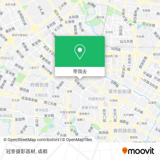 冠誉摄影器材地图