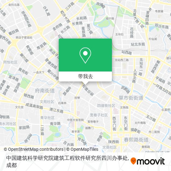 中国建筑科学研究院建筑工程软件研究所四川办事处地图