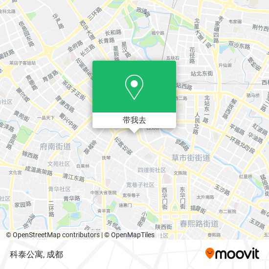 科泰公寓地图