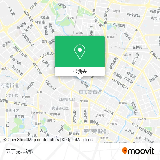 五丁苑地图