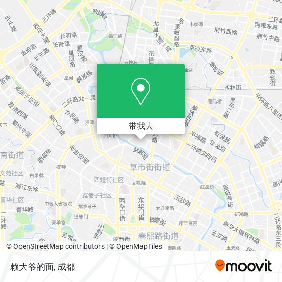 赖大爷的面地图