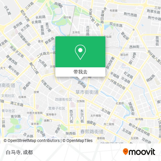 白马寺地图