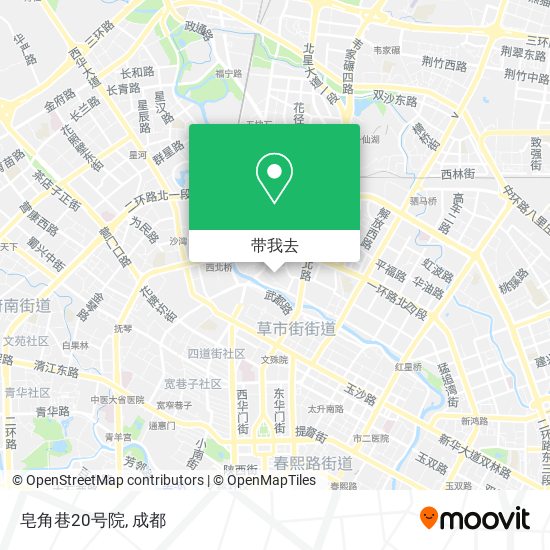 皂角巷20号院地图