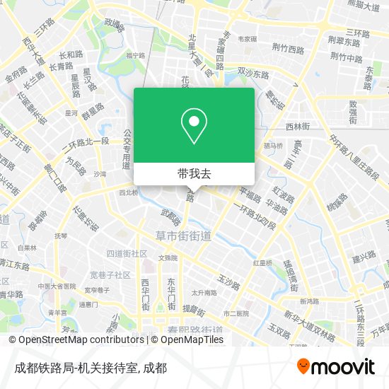 成都铁路局-机关接待室地图