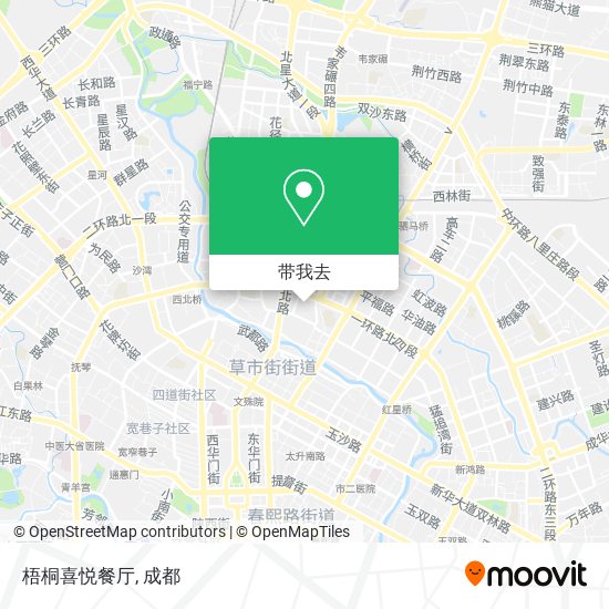 梧桐喜悦餐厅地图