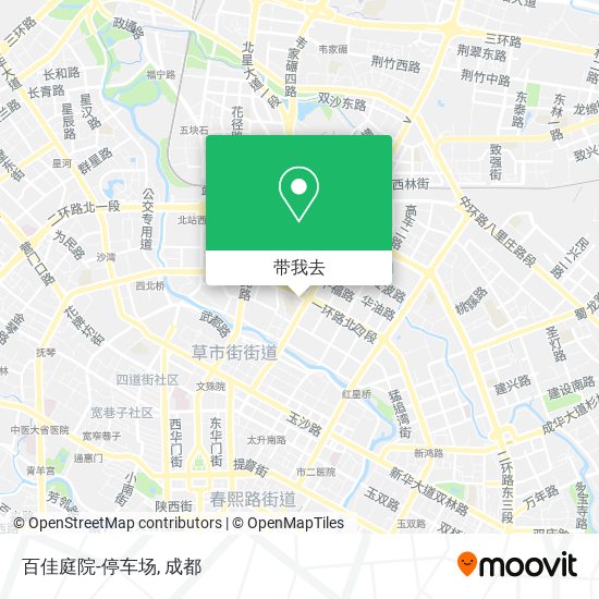 百佳庭院-停车场地图