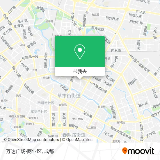 万达广场-商业区地图