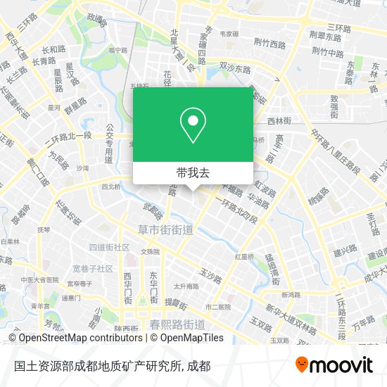 国土资源部成都地质矿产研究所地图