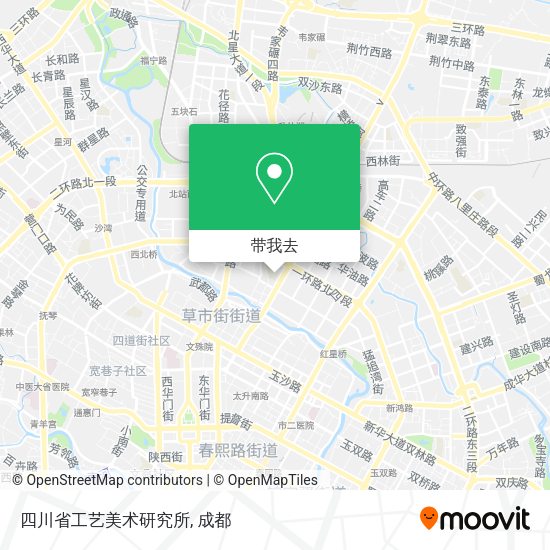 四川省工艺美术研究所地图