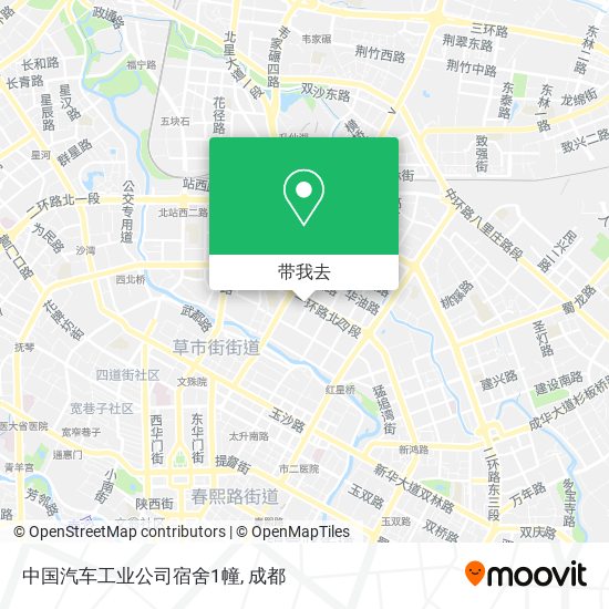 中国汽车工业公司宿舍1幢地图