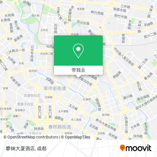 攀钢大厦酒店地图