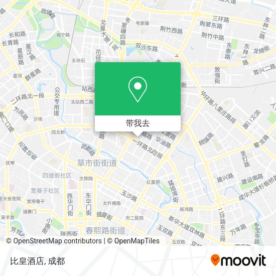 比皇酒店地图