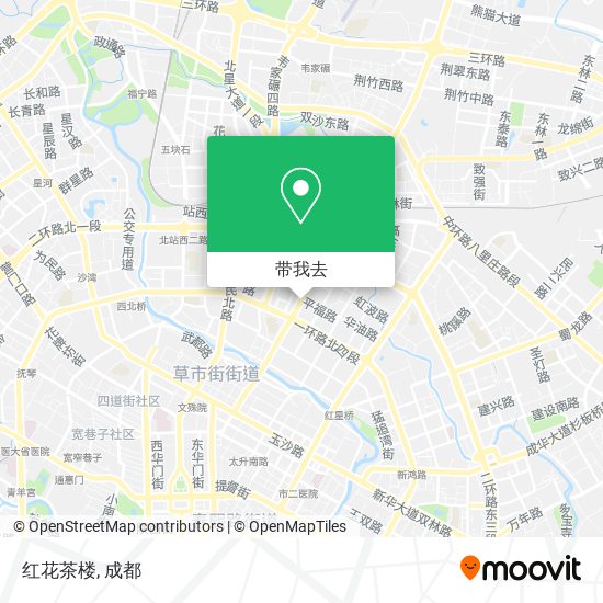 红花茶楼地图