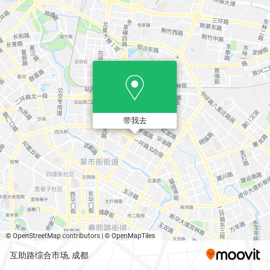 互助路综合市场地图