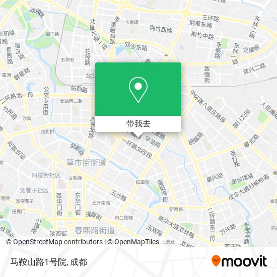马鞍山路1号院地图