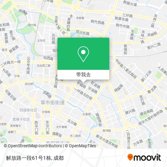 解放路一段61号1栋地图