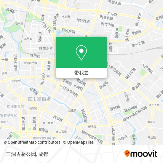 三洞古桥公园地图