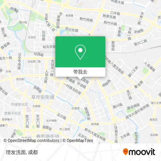 理发洗面地图