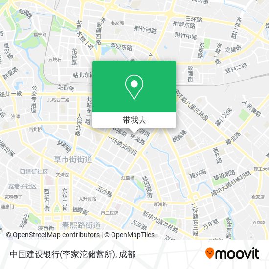 中国建设银行(李家沱储蓄所)地图