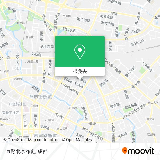 京翔北京布鞋地图