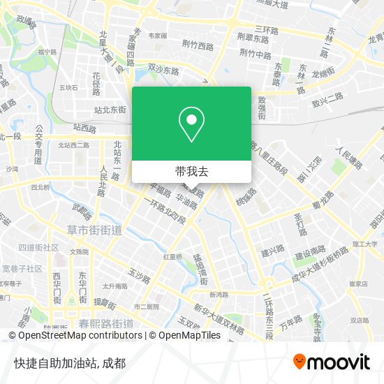 快捷自助加油站地图