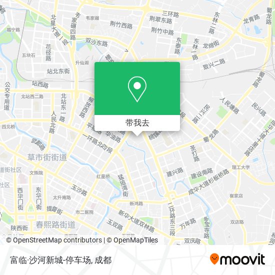 富临·沙河新城-停车场地图