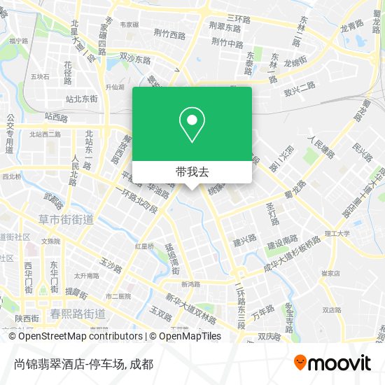 尚锦翡翠酒店-停车场地图